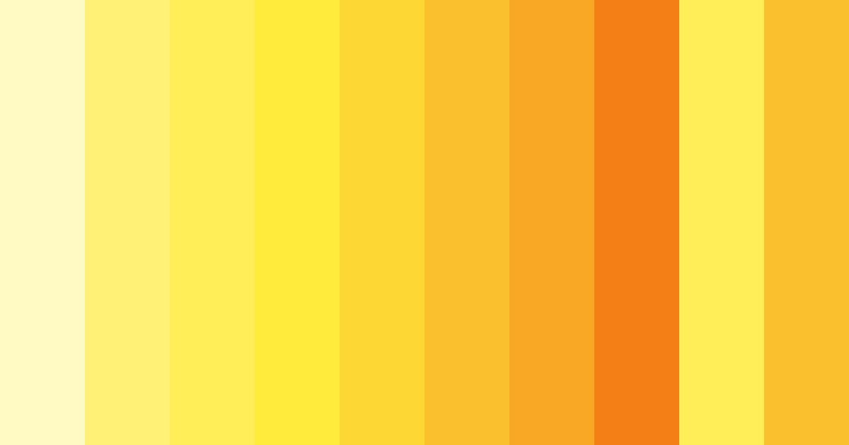 Download sunny serenade color palette PNG image (landscape)