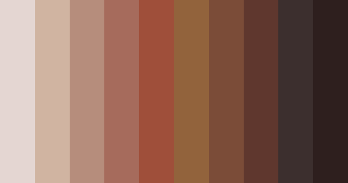 Download rustic reverie color palette PNG image (landscape)