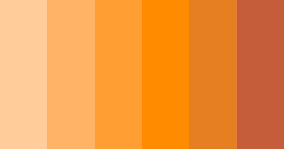 Download tangerine dream color palette PNG image (landscape)