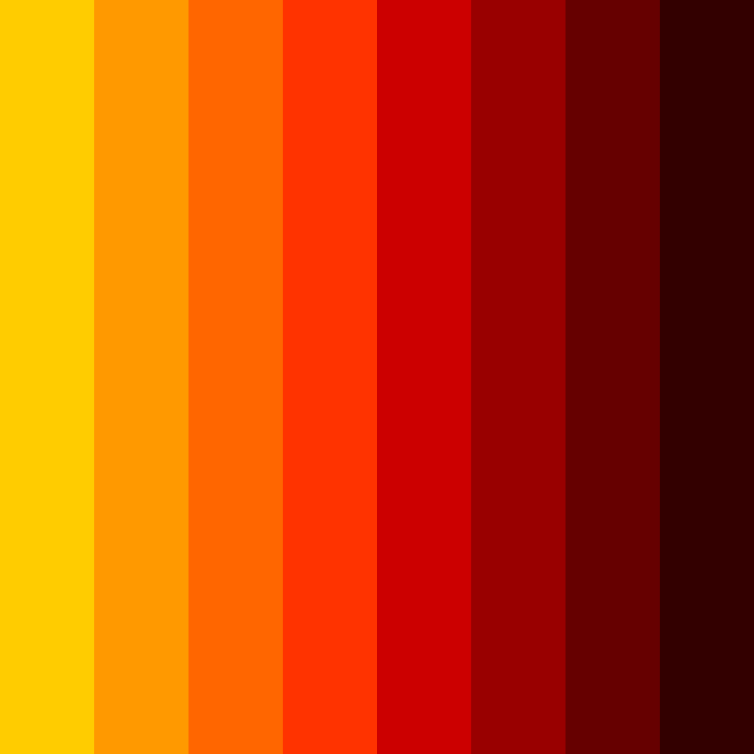 Download red hot color palette PNG image (square)