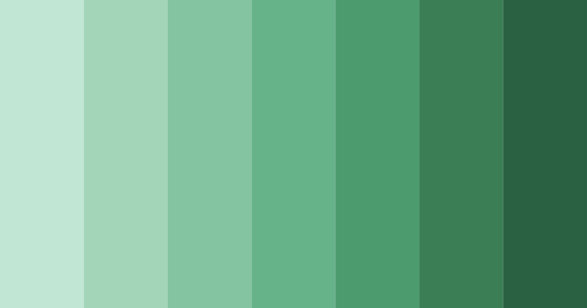 Download whispers of the forest color palette PNG image (landscape)
