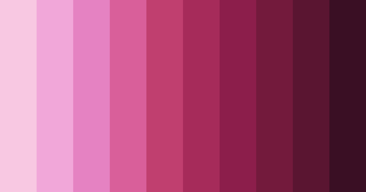 Download pink shades color palette PNG image (landscape)