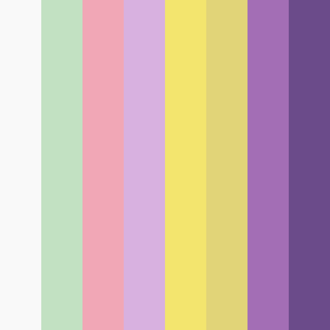 Download charming colors color palette PNG image (square)