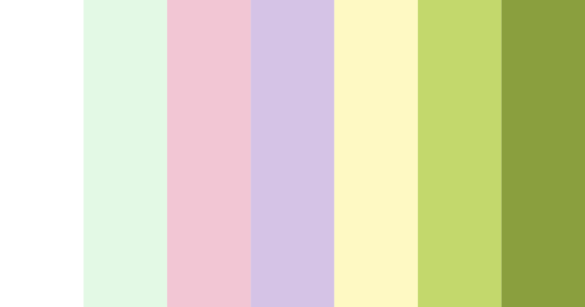 Download springtime serenade color palette PNG image (landscape)