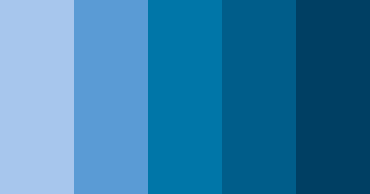 Download blue business color palette PNG image (landscape)