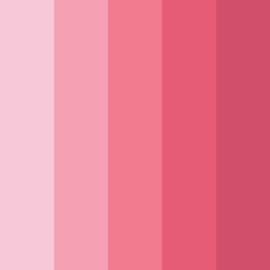 Download blush blossom color palette PNG image (square)