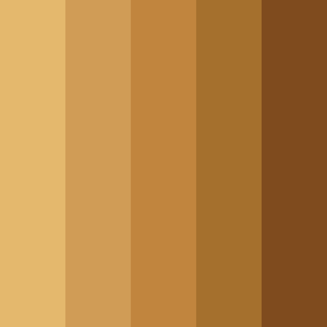Download bronze horizon color palette PNG image (square)