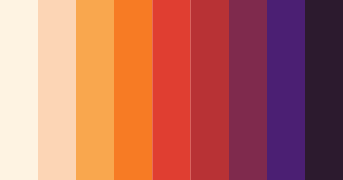 Download festive echoes color palette PNG image (landscape)