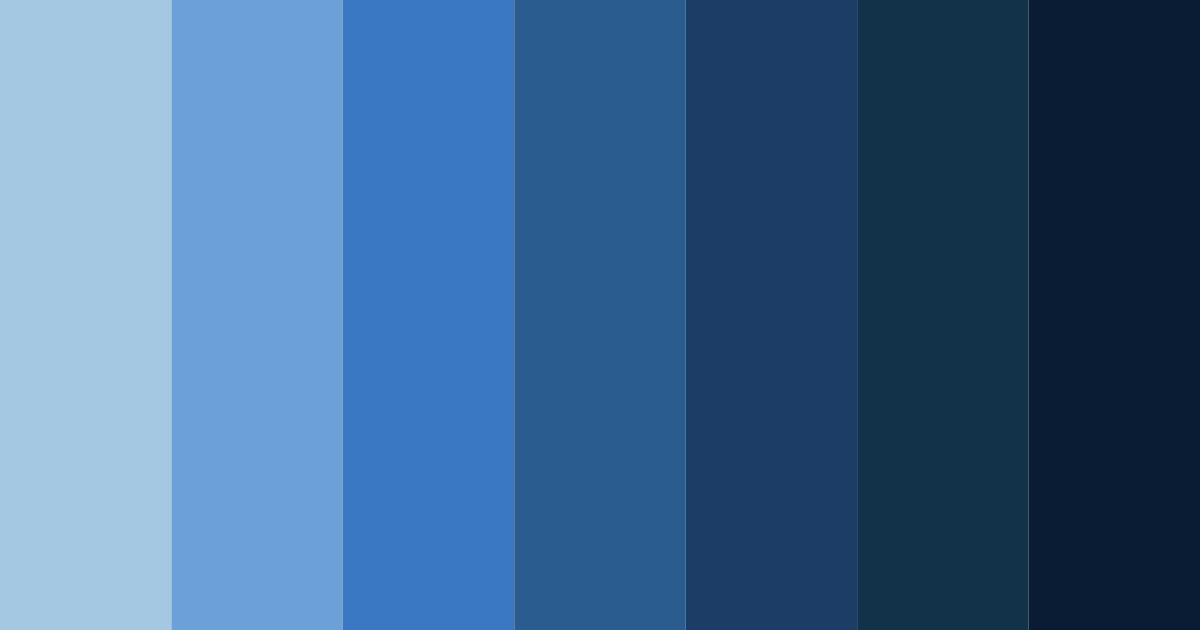 Download imperial blue shades color palette PNG image (landscape)