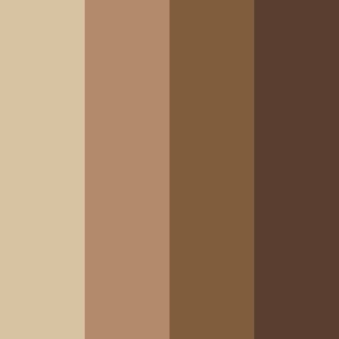 Download earthy elegance color palette PNG image (square)