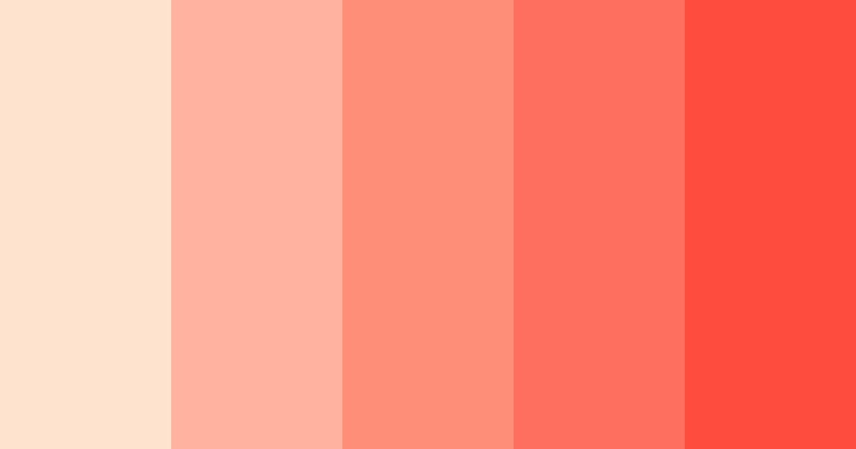 Download sunset blush color palette PNG image (landscape)