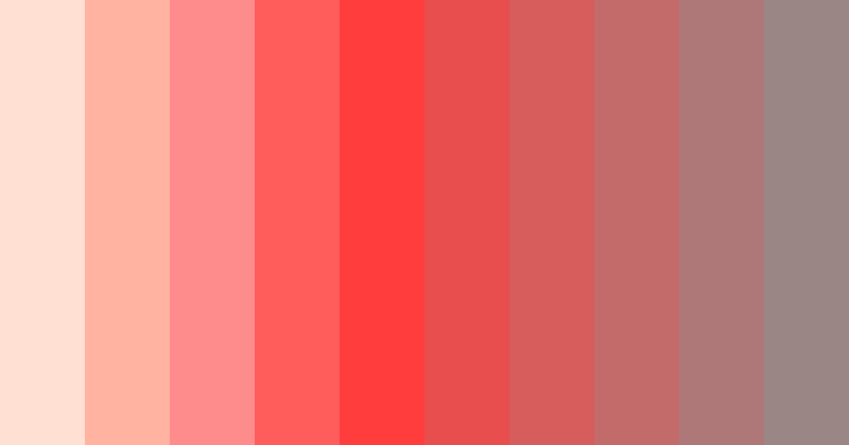 Download shades of pink color palette PNG image (landscape)