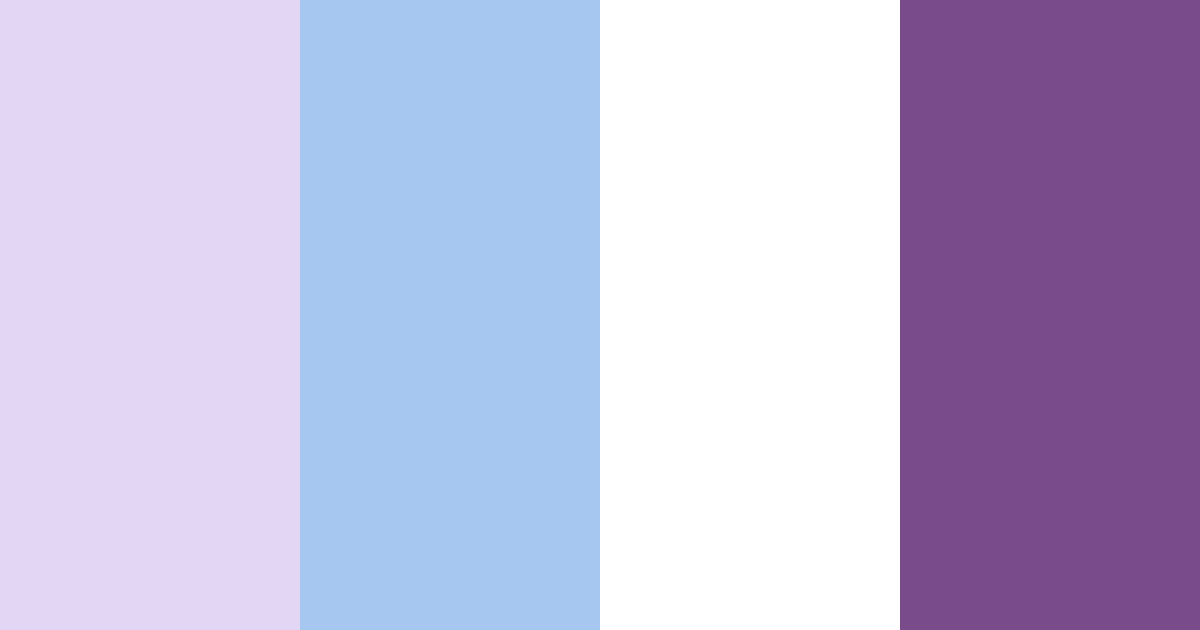 Download purple and blue dream color palette PNG image (landscape)