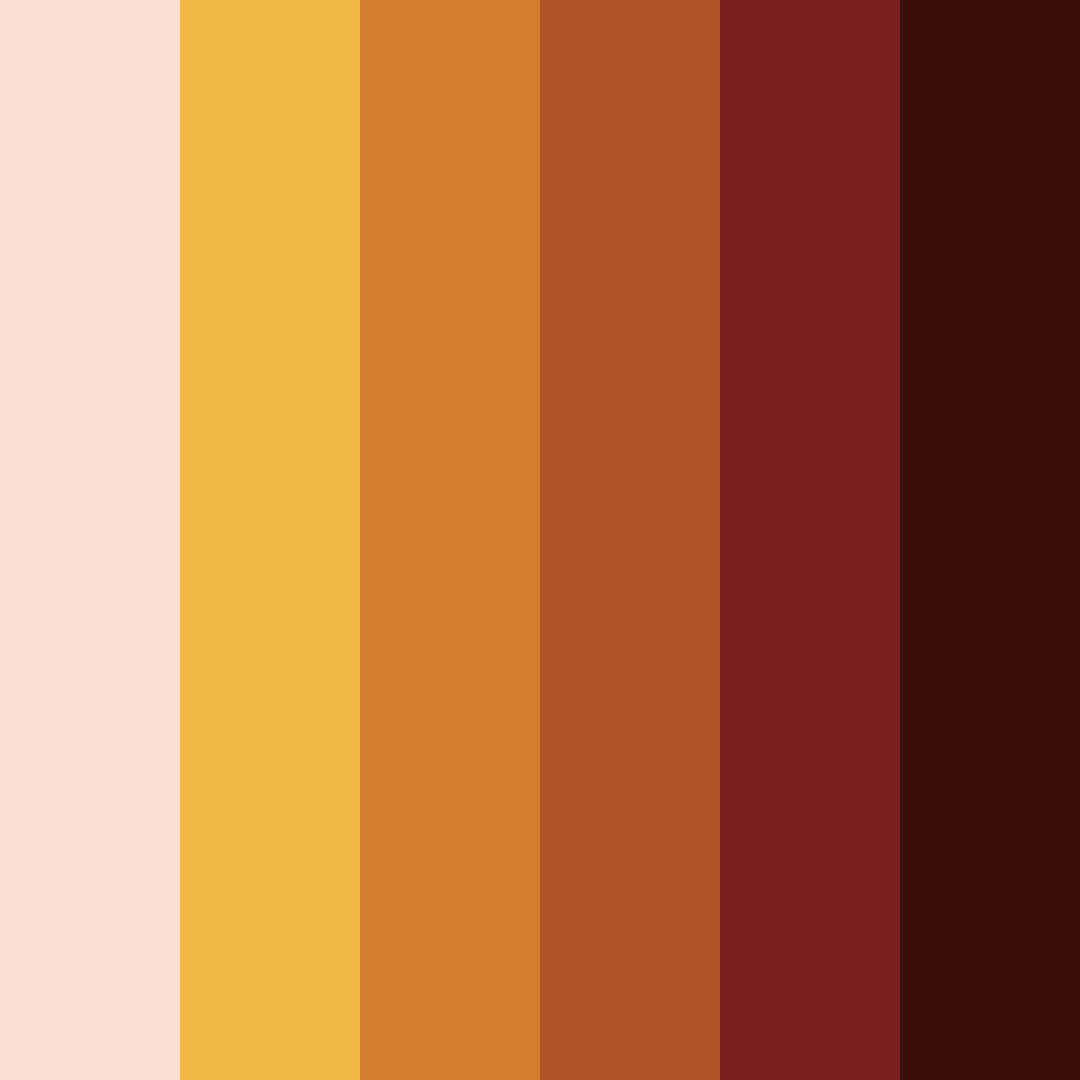 Download crimson gold color palette PNG image (square)