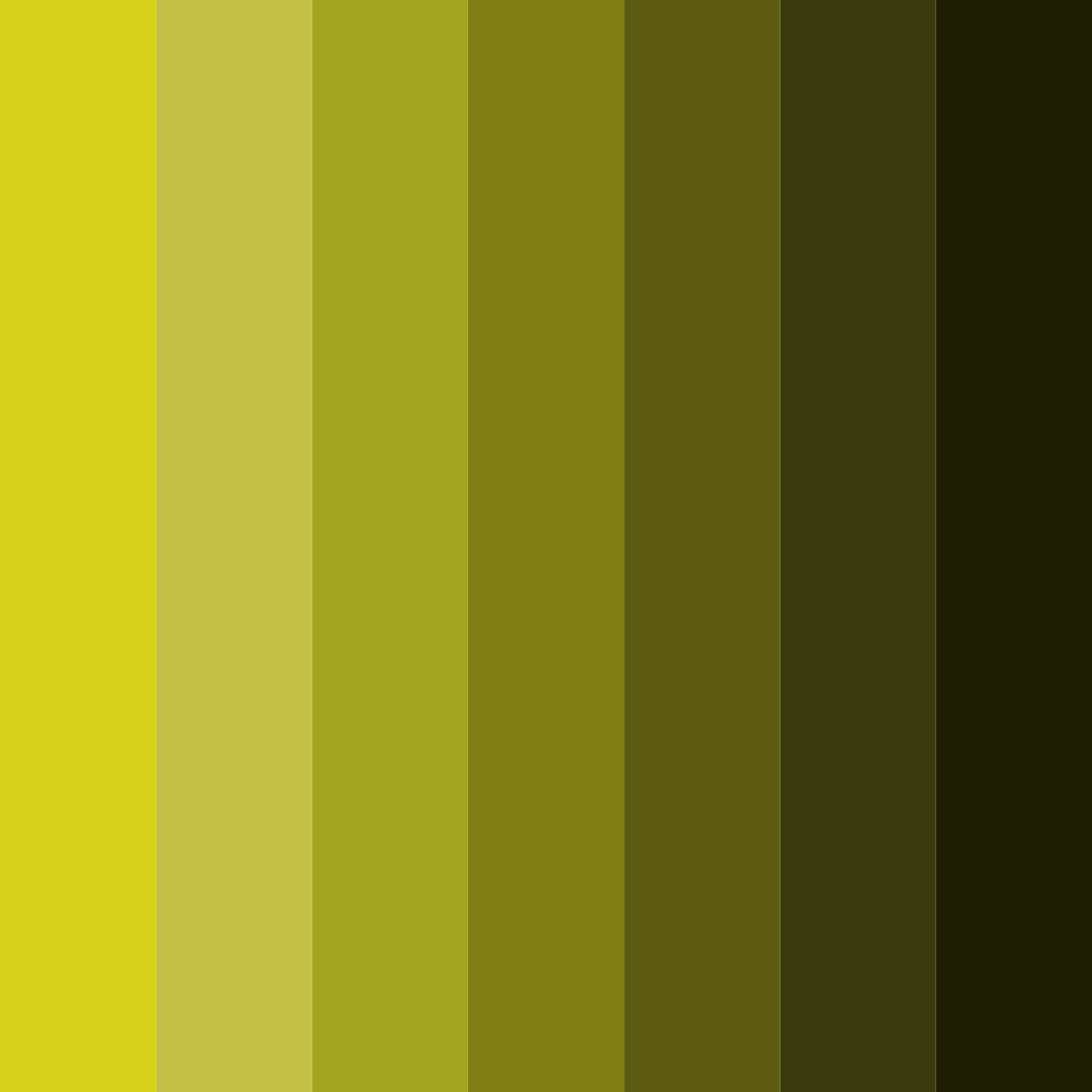 Download verdant gold rush color palette PNG image (square)