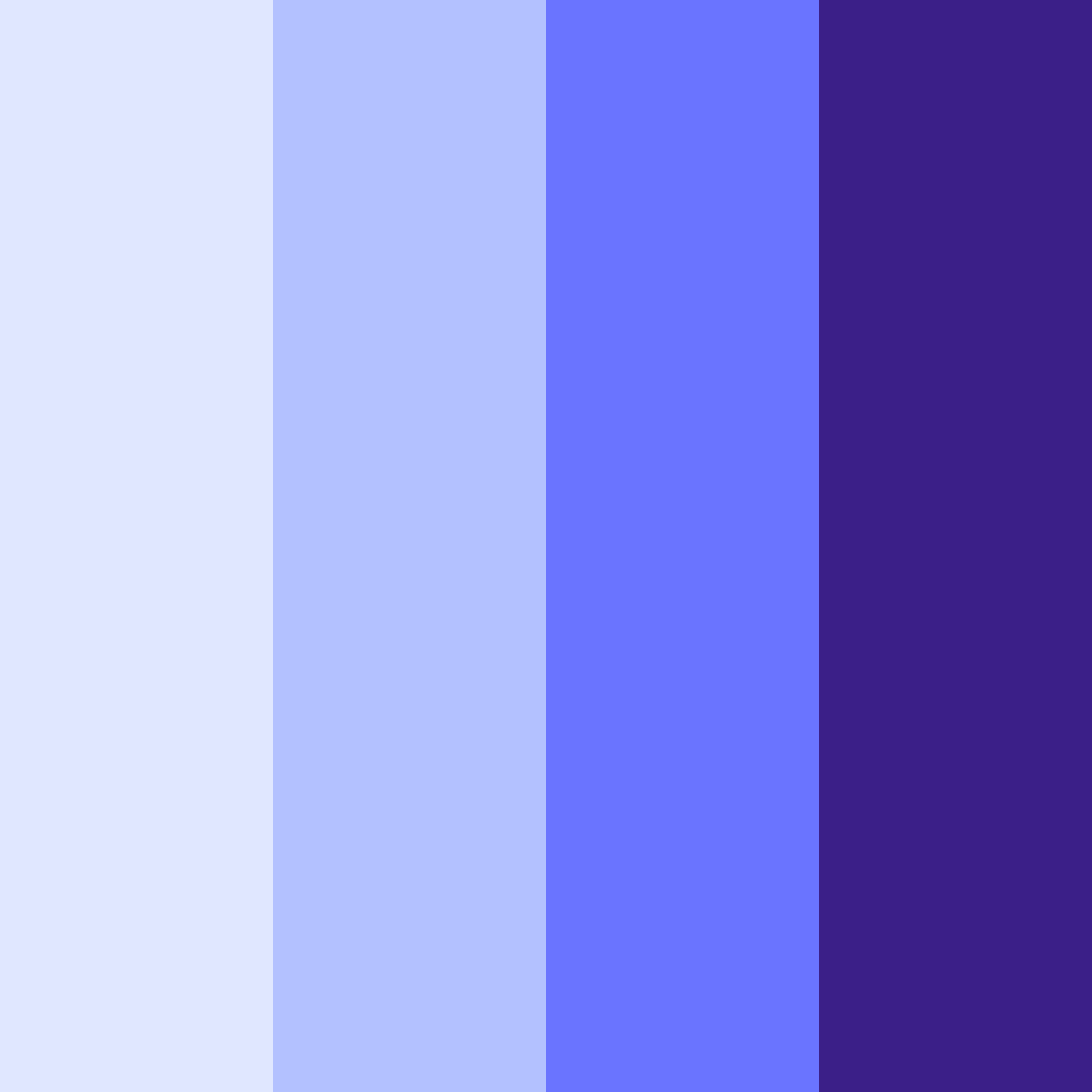 Shades of Blue Color Palette - ColorDrop