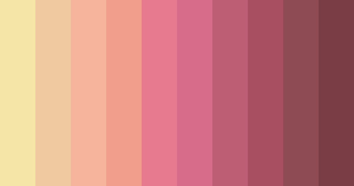 Download brushstrokes of emotion color palette PNG image (landscape)