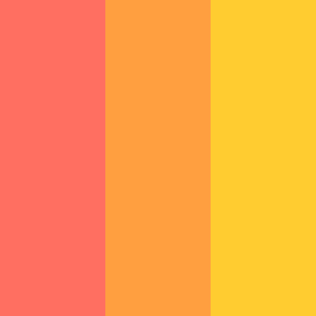 Download bright coral color palette PNG image (square)