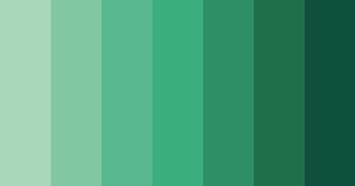 Download dark green meadow color palette PNG image (landscape)