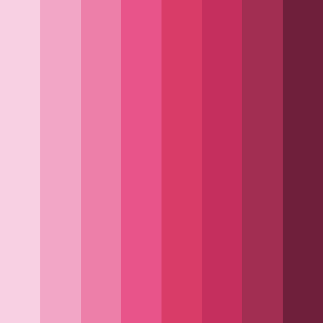 Download pink dream color palette PNG image (square)
