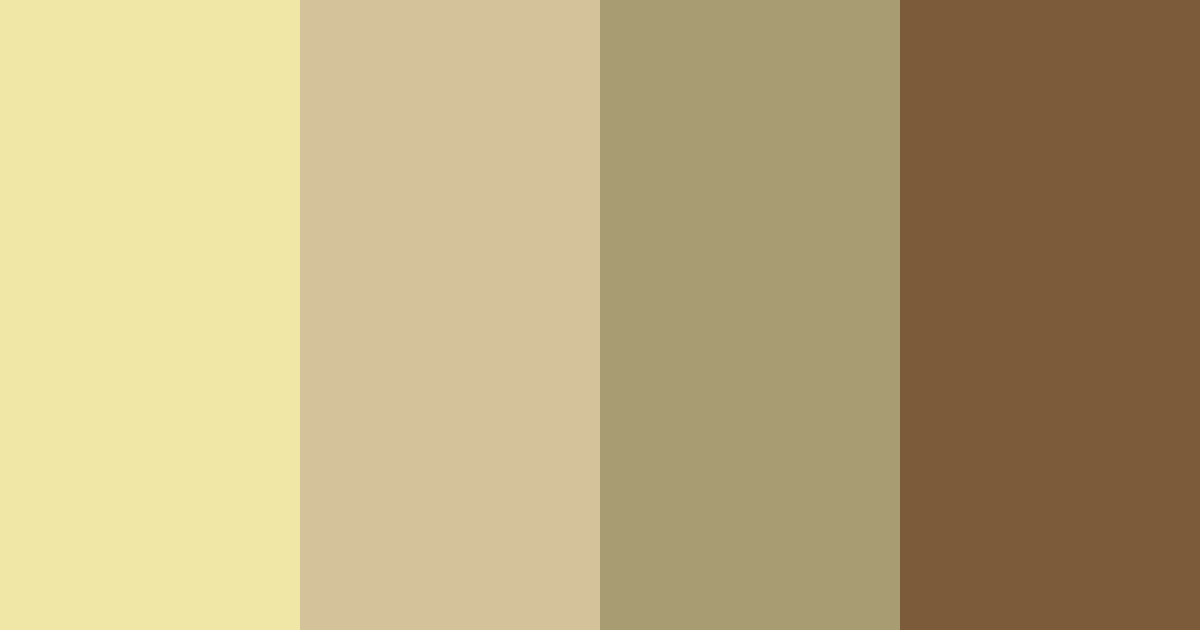 Download golden brown color palette PNG image (landscape)