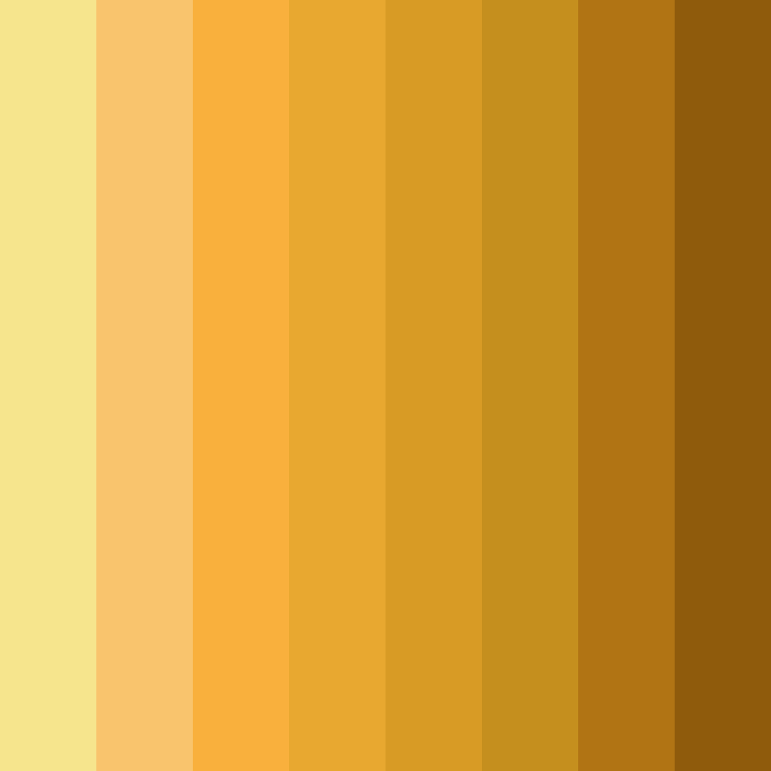Download golden beeswax color palette PNG image (square)