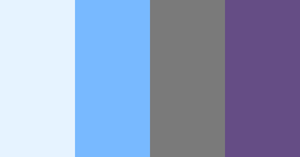 Download serenity in shades color palette PNG image (landscape)