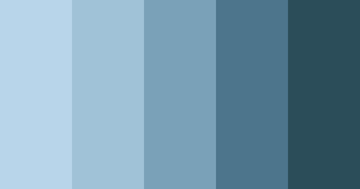 Download deep blue juniper color palette PNG image (landscape)
