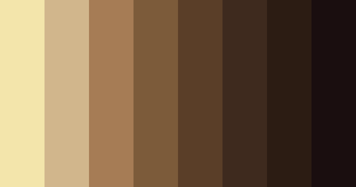 Download woodland whisper color palette PNG image (landscape)