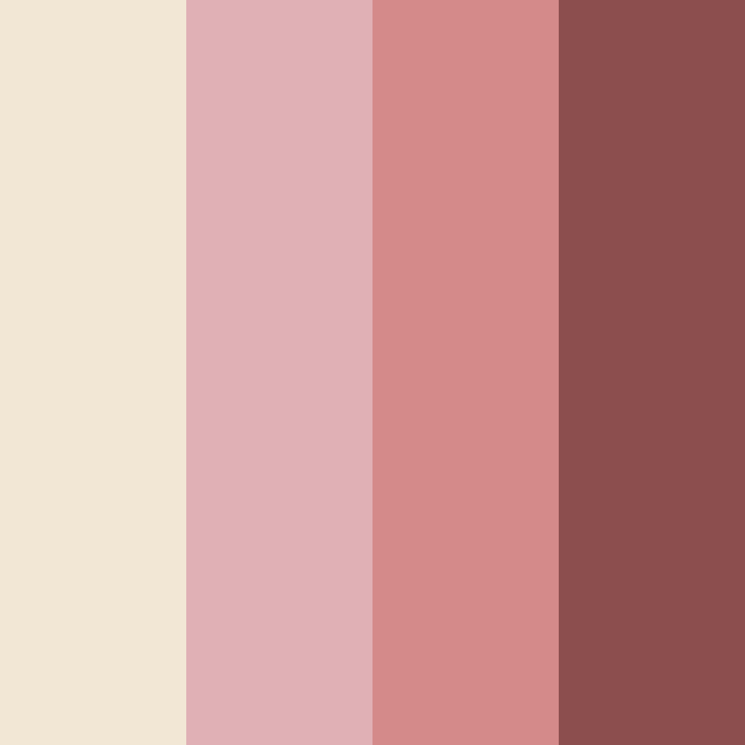 Download blush and earthstone color palette PNG image (square)