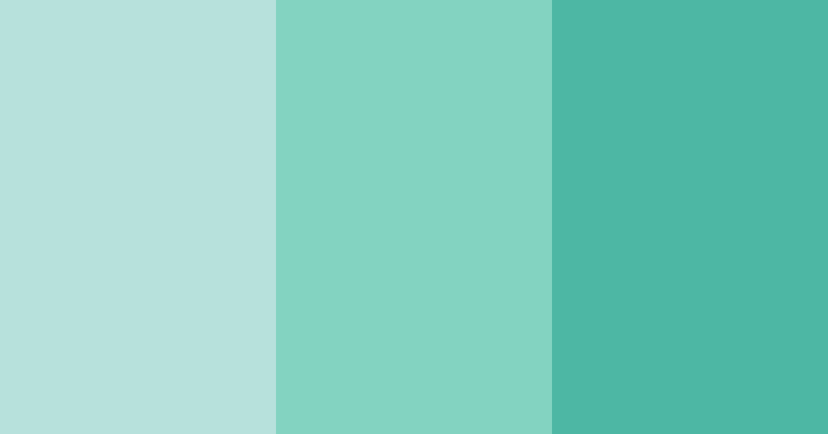 Download tropical serenity color palette PNG image (landscape)