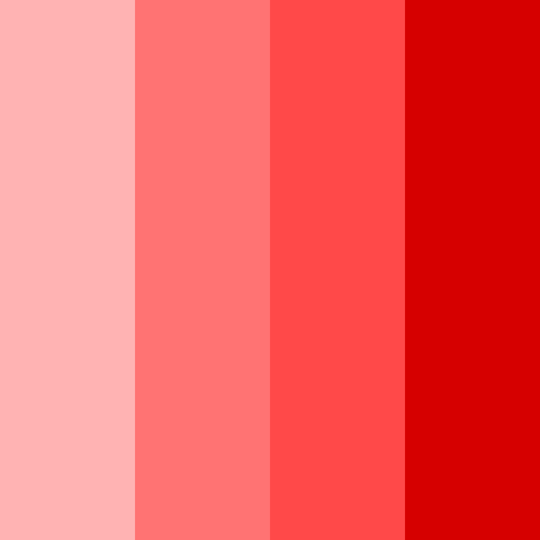 Download sporty red color palette PNG image (square)