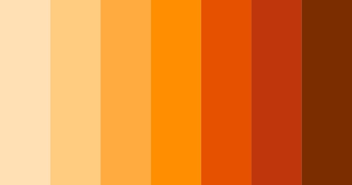 Download tangerine dreamscape color palette PNG image (landscape)