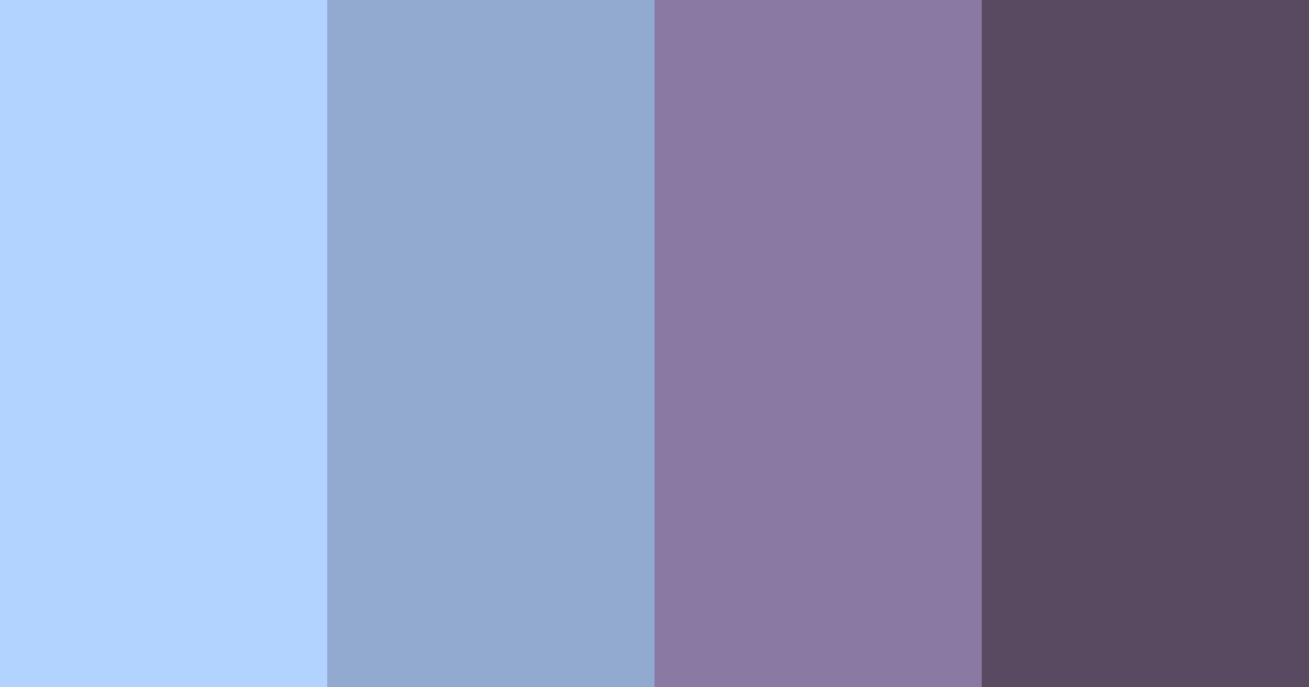 Download shades of blue color palette PNG image (landscape)