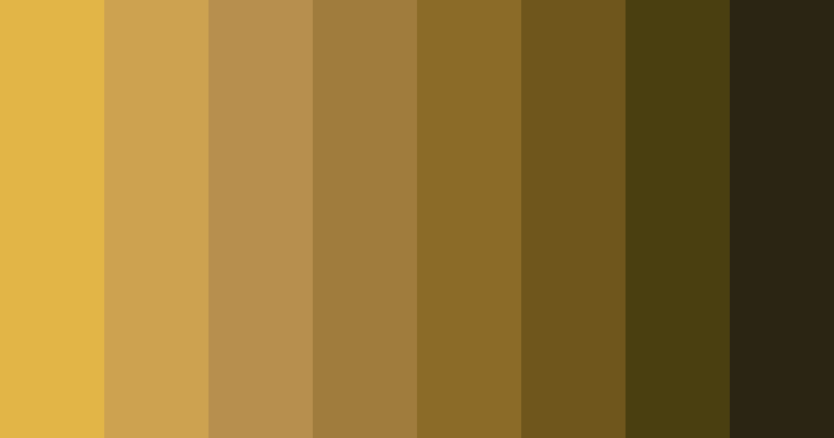 Download brown autumn color palette PNG image (landscape)