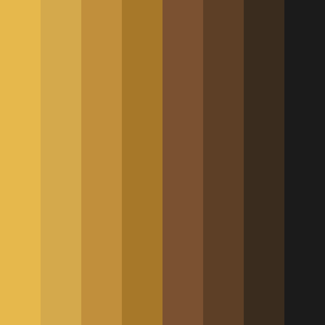 Download amberwood canopy color palette PNG image (square)