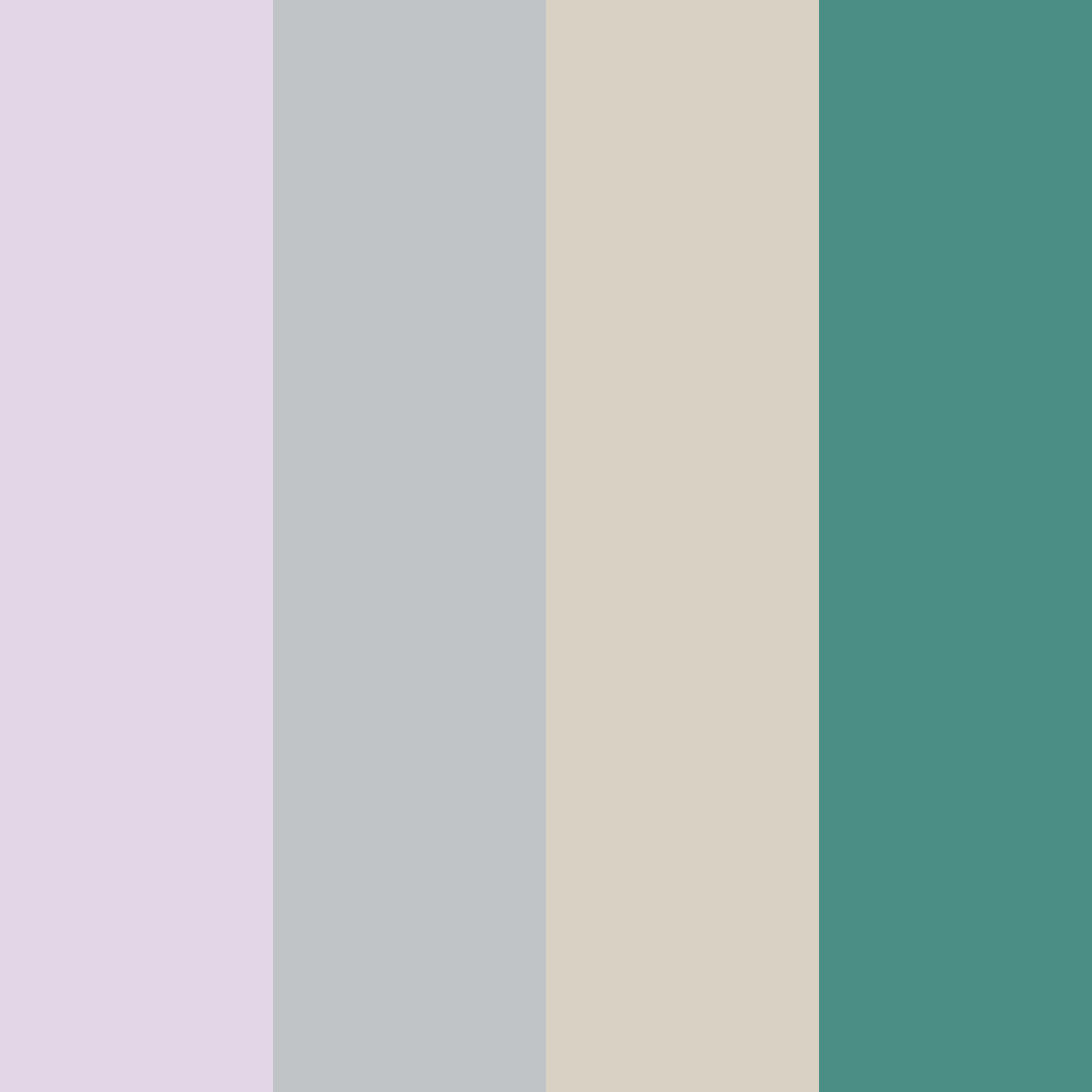 Download whispers of serenity color palette PNG image (square)