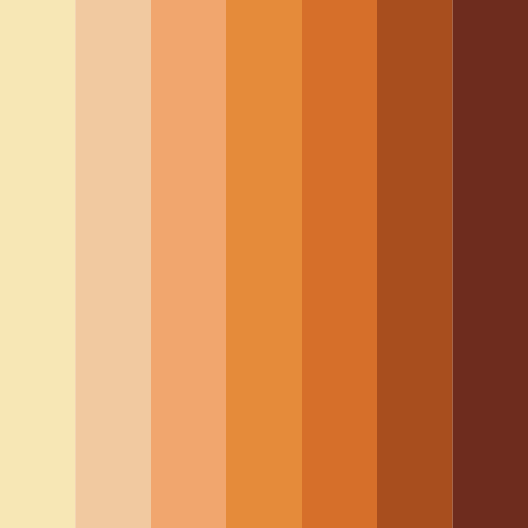 Download autumn ember warmth color palette PNG image (square)