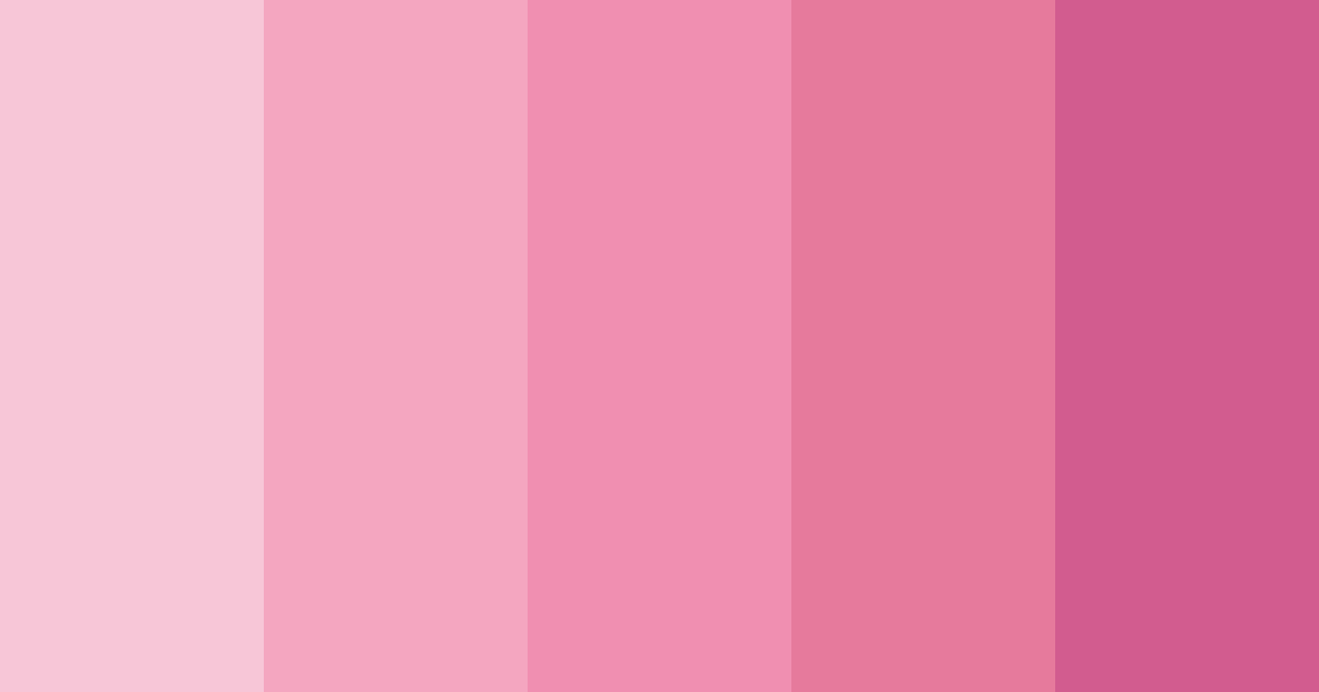 Download pink candy color palette PNG image (landscape)