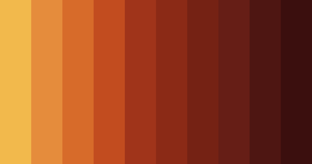 Download shades of red dragon color palette PNG image (landscape)
