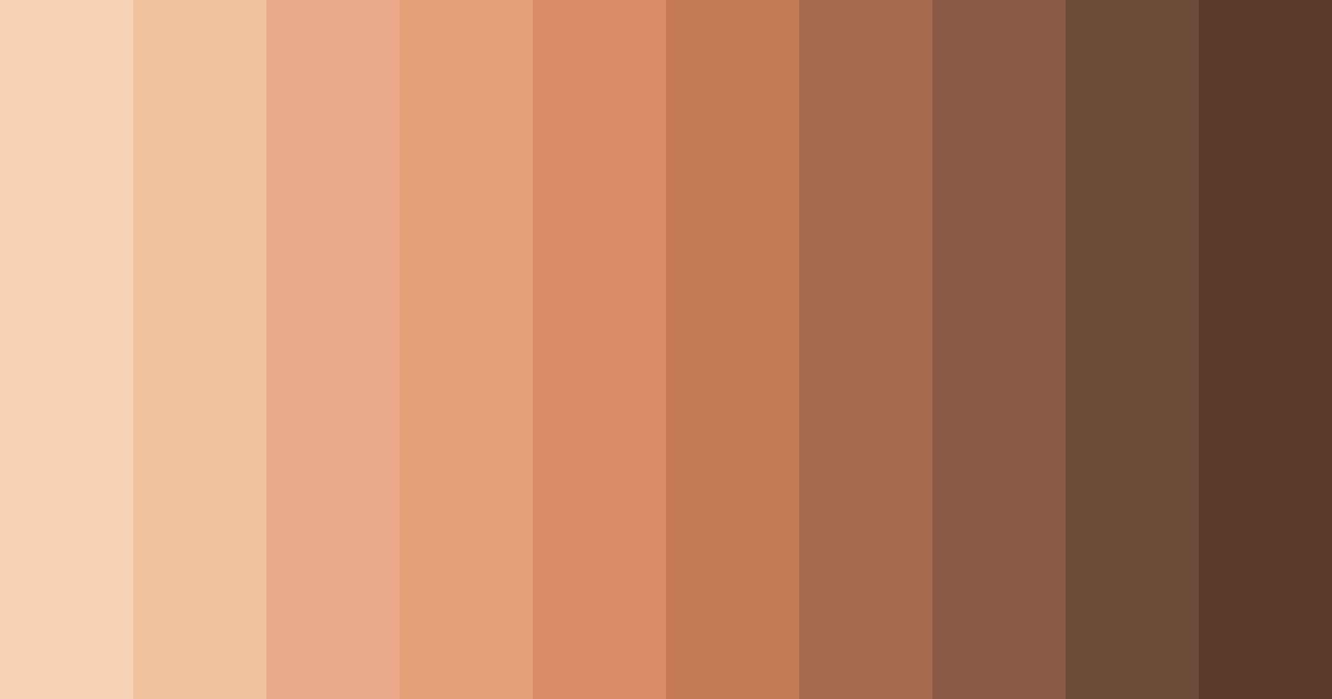 Download peach sunset color palette PNG image (landscape)