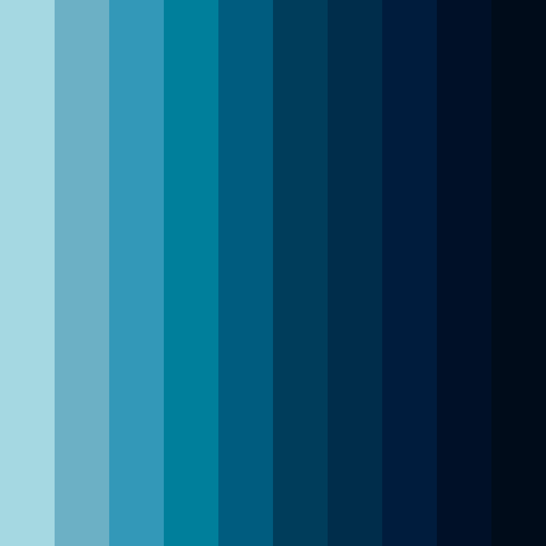 Download deep sea serenade color palette PNG image (square)