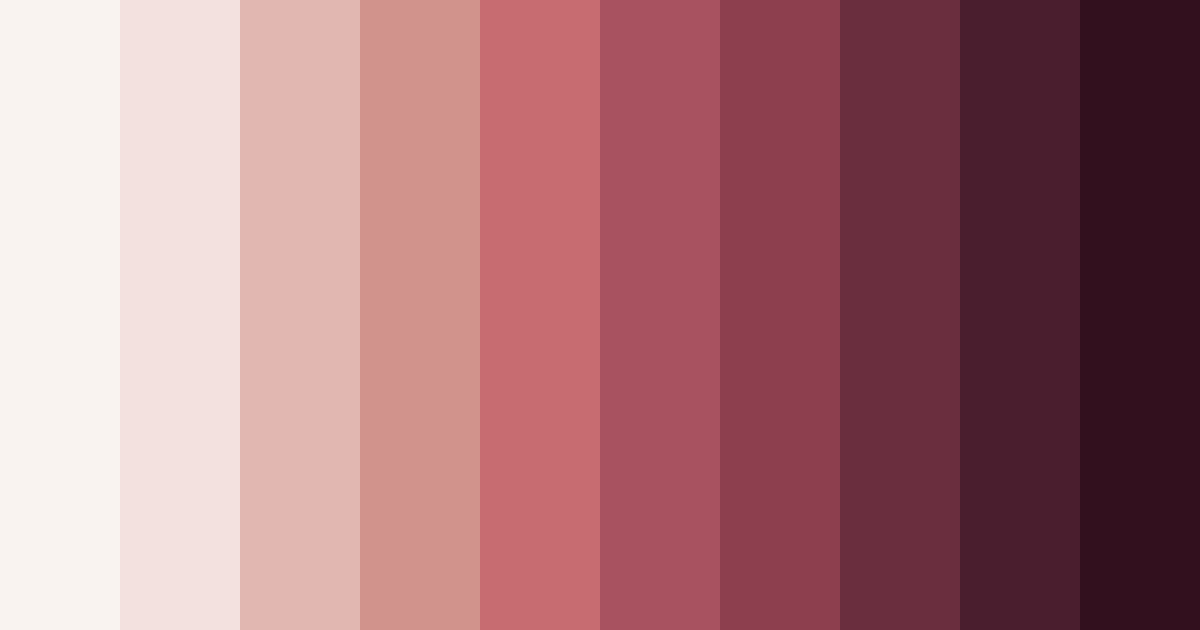 Download rosy ember glow color palette PNG image (landscape)