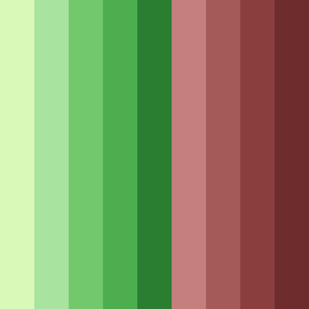 Download autumn canopy color palette PNG image (square)