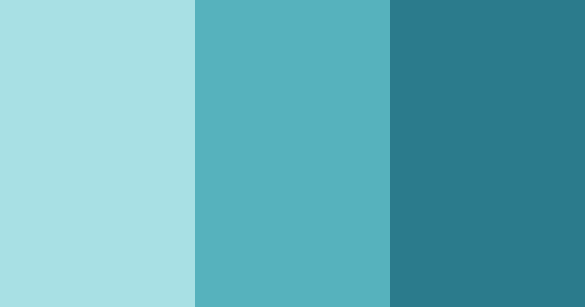 Download azure serenity color palette PNG image (landscape)