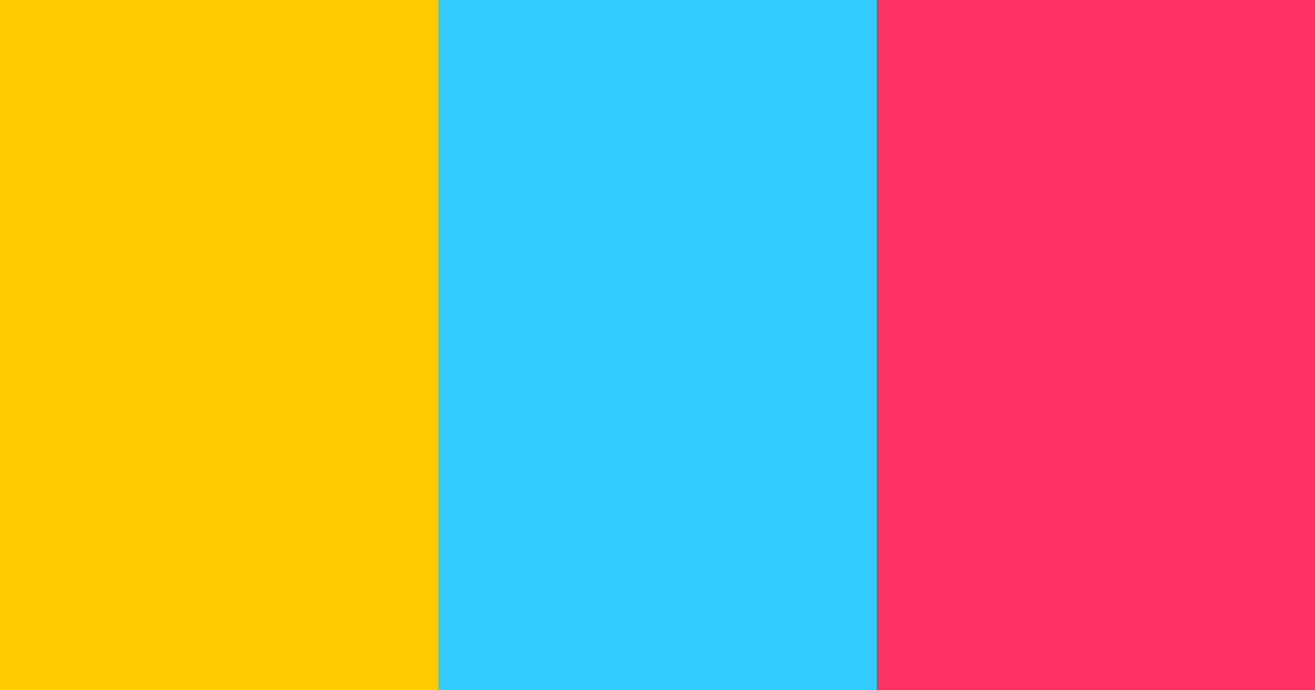 Download yellow blue pink color palette PNG image (landscape)