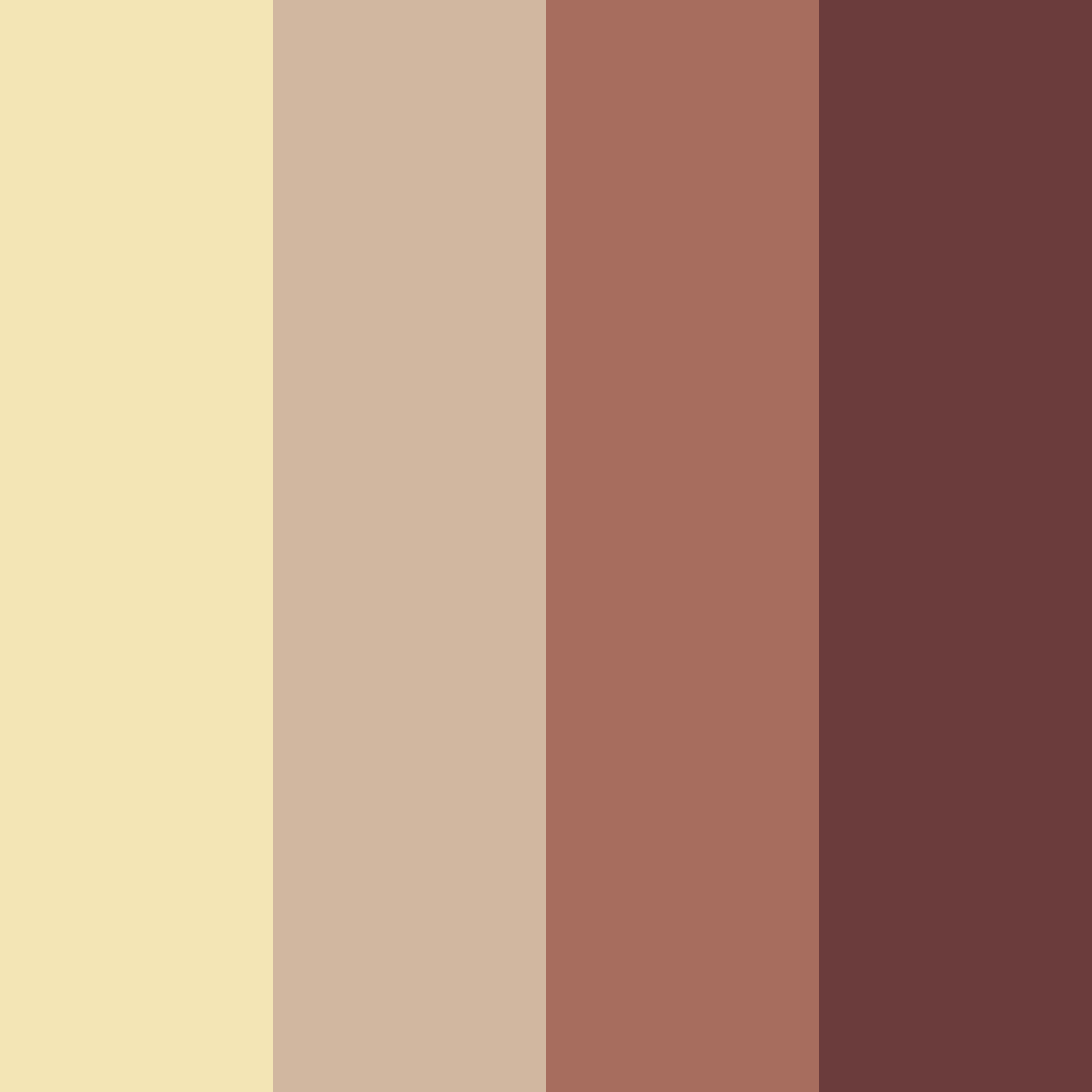 Download timeless elegance color palette PNG image (square)