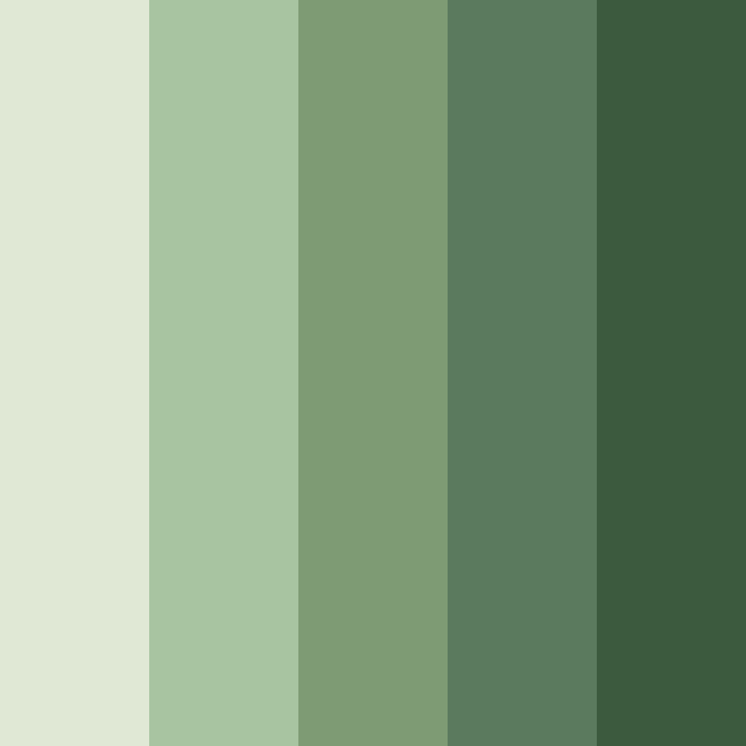 Download green valley color palette PNG image (square)