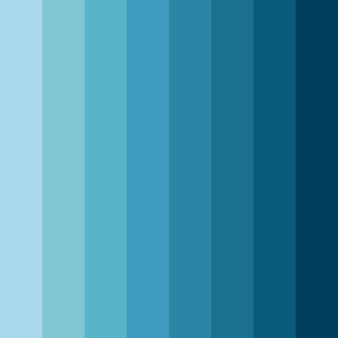 Download blue whispers color palette PNG image (square)