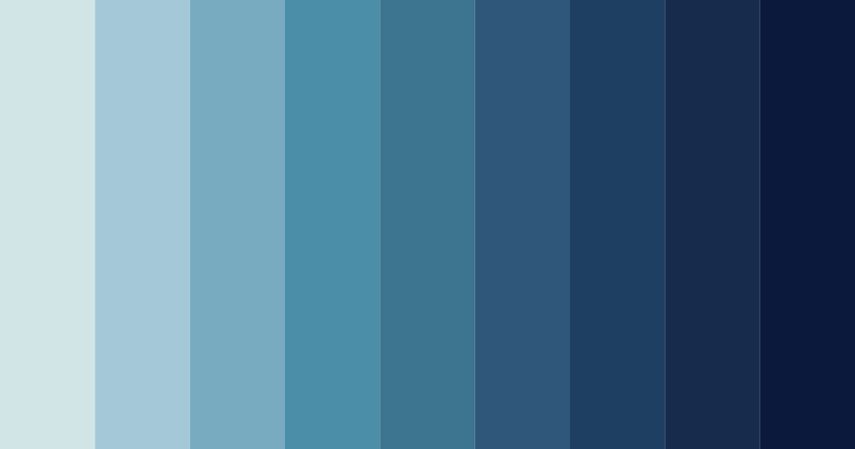 Download oceanic silver serenade color palette PNG image (landscape)